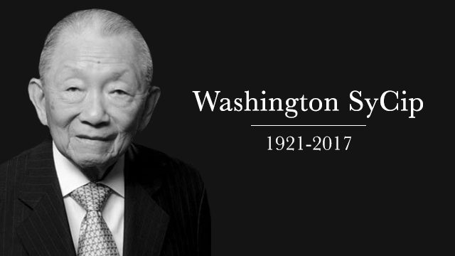 Business icon Washington SyCip dies at 96