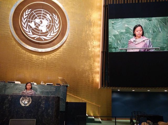 Eni Lestari, buruh migran pertama Indonesia yang berbicara di PBB