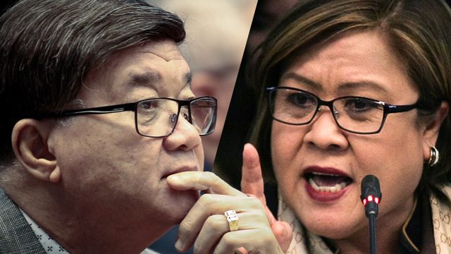 De Lima files complaint vs Aguirre before Ombudsman