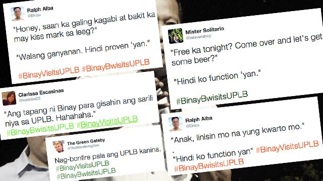 #BinayBwisitsUPLB: Students take to Twitter to criticize Binay