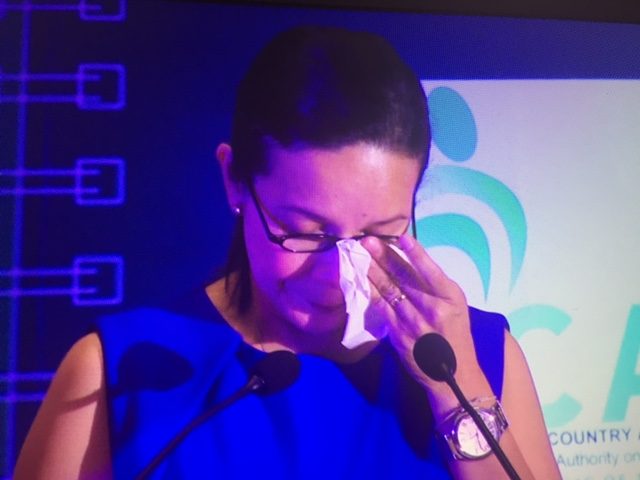 WATCH: Grace Poe cries as she talks about her parents, adoption