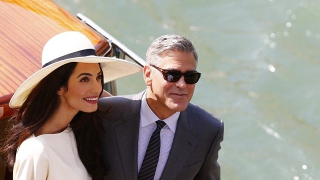 Mrs Clooney outshines new hubby as wedding made official