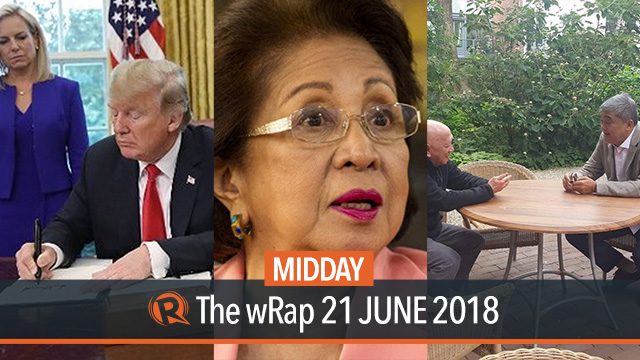 NDF on peace talks postponement, Trump’s about face | Midday wRap