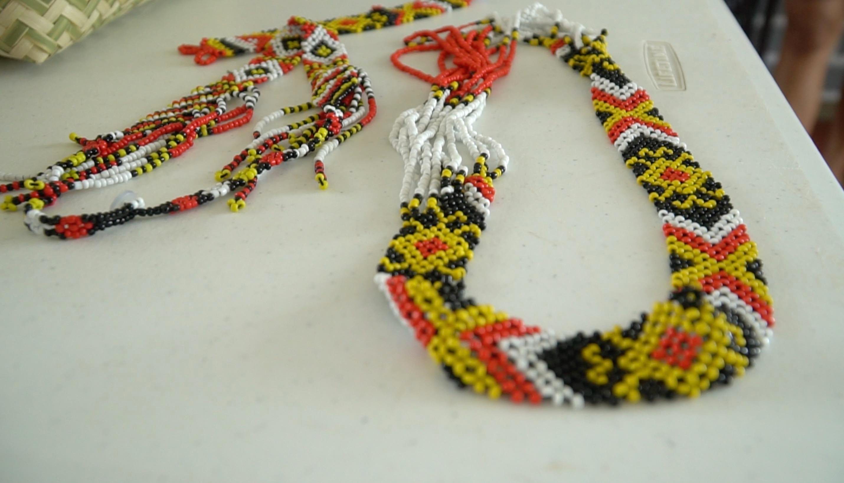 ACCESSORIES. Traditional accessories of Matigsalug women, which they make on their own  