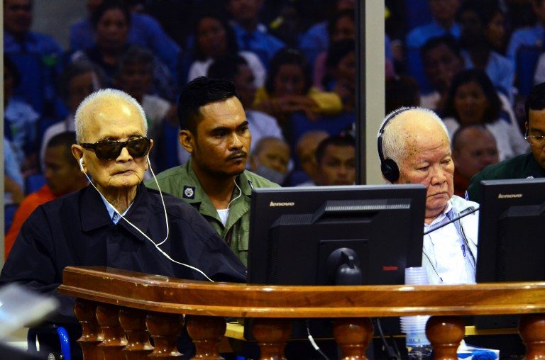 Top Khmer Rouge leader denies genocide at close of UN-backed trial