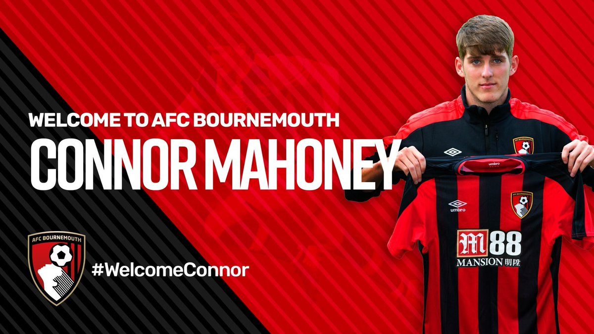 Bournemouth datangkan winger Blackburn Rovers Connor Mahoney. Foto dari Twitter/@afcbournemouth 