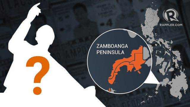 Who is running in the Zamboanga Peninsula | 2016 Elections