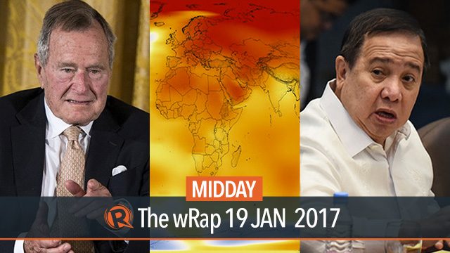 Heat record, LP senators, Bush | Midday wRap