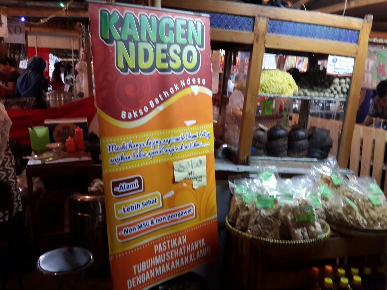 Kedai Kangen Ndeso di Pasar Kuliner Prambanan Jazz Festival 2017, 18-20 Agustus. Foto oleh Uni Lubis/Rappler 