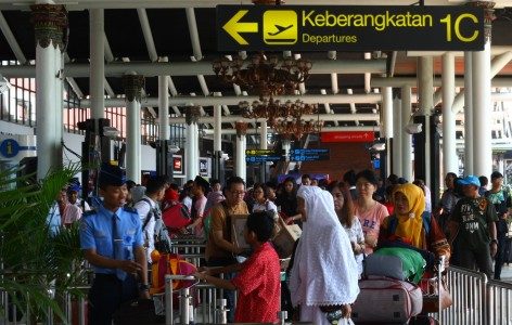 Suasana di Bandara Soekarno-Hatta Senin (19/6). FOTO oleh Muhammad Iqbal/ANTARA 