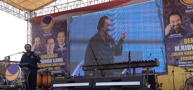 Tiga syarat dari Partai Nasdem untuk Ridwan Kamil