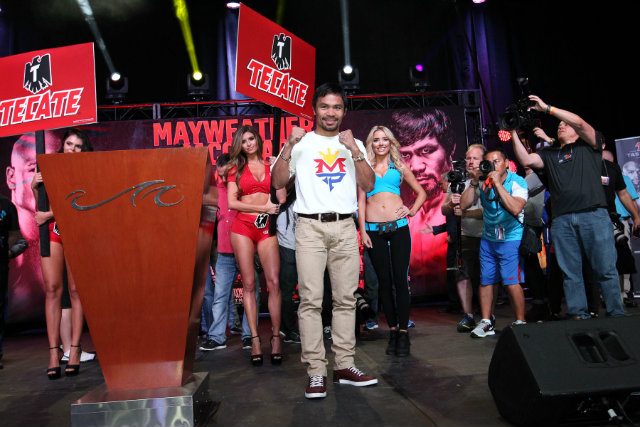 IN PHOTOS: Pacquiao, Mayweather kick off fight week