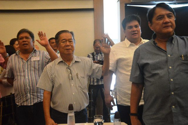 ‘Mar country’ no more: Roxas allies take oath with Duterte’s party