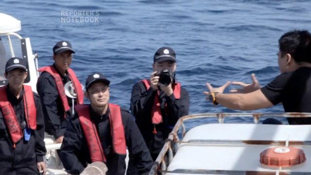 China drives away Filipino TV crew from Panatag Shoal