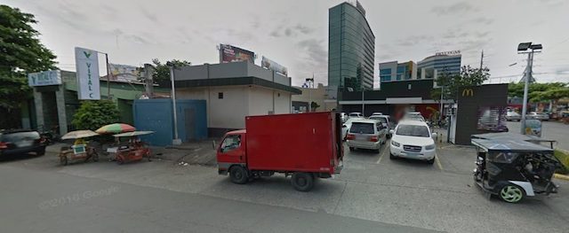 NEARBY. The Vital C Building where Richard King was shot is adjacent to the fast food restaurant mentioned by Edgar Matobato. Screenshot from Google Maps 