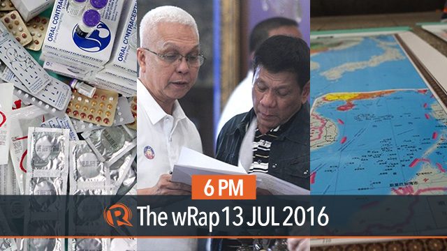 The Hague ruling, Duterte’s rating, contraceptives | 6PM wRap