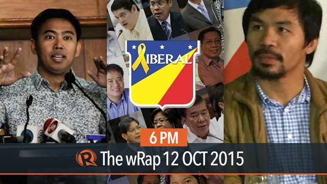 LP Senate slate, Binay for re-election, Pacquiao’s plans | 6PM wRap