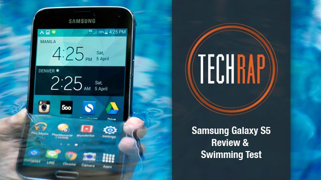 Samsung Galaxy S5 review and swim test (TechRap)