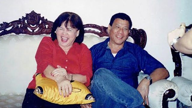 HAPPIER TIMES. Elizabeth and Rody in a photo taken Christmas 2004. Photo courtesy Duterte family 