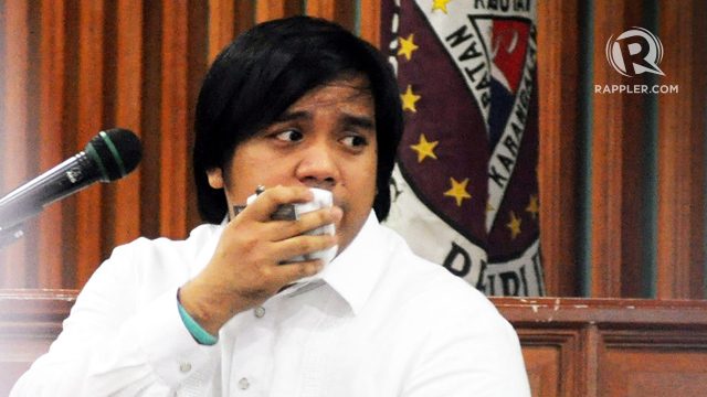 'THE PROBLEM.' Benhur Luy testifies before the anti-graft court Sandiganbayan more than a year after the scam was first publicized. File photo by Rappler