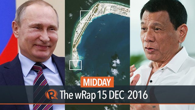 Duterte & Forbes magazine, South China Sea, Putin | Midday wRap