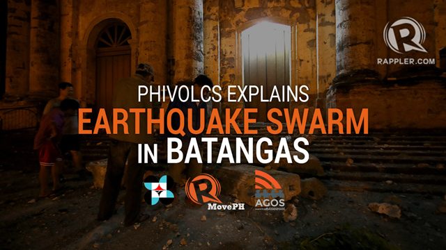 WATCH: Phivolcs explains ‘earthquake swarm’ in Batangas