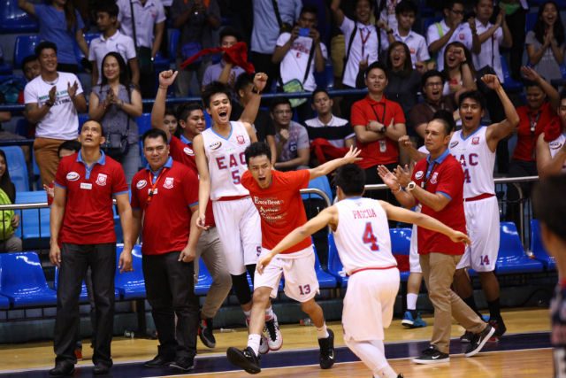 VICTORY. The Generals celebrate as they take down the Knights. Photo by Josh Albelda/Rappler 