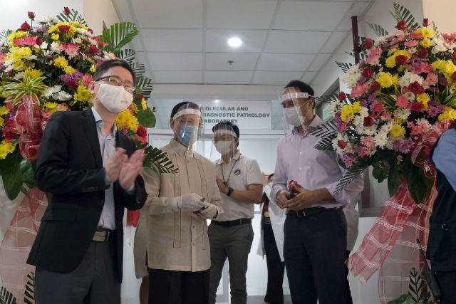 Chinese biotech firm opens coronavirus testing lab in Pampanga