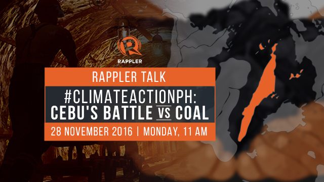 Rappler Talk: #ClimateActionPH and Cebu’s battle vs coal