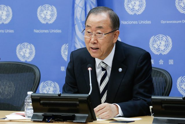 UN chief to help push for Lima climate draft deal