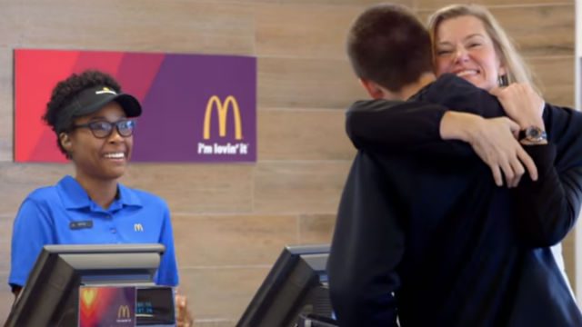 McDonald’s to let some lucky customers pay with hugs, kind words