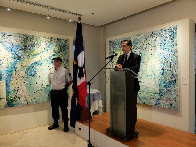 AMBASSADOR'S MESSAGE. French Ambassador to the Philippines Thierry Mathou denounces the Nice attack as against 'our common civilization.' Photo courtesy of the French embassy 
