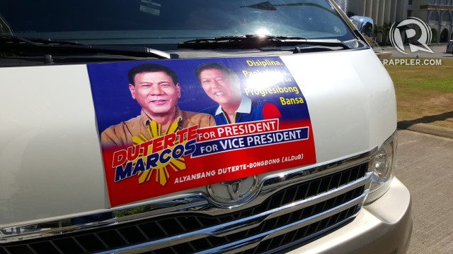 TANDEM OF CHOICE? Some in Ilocos Norte support a Duterte-Marcos tandem 