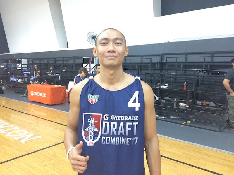 Relatively unknown PBA aspirant Christian Geronimo not letting up on hoops dream