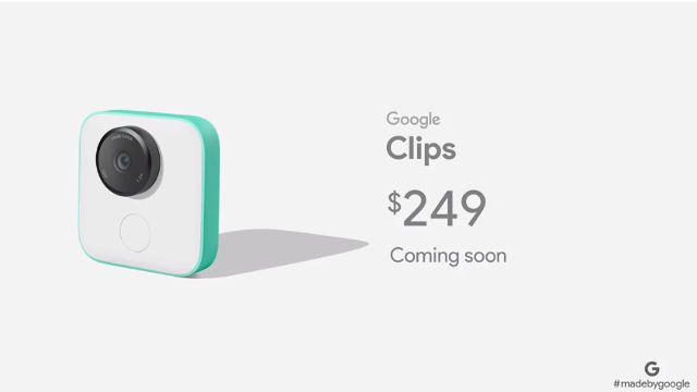 Google shows off Clips, its smart camera