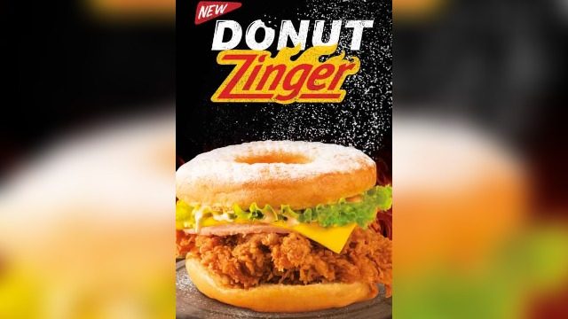LOOK: KFC brings back the Donut Zinger for a limited time only