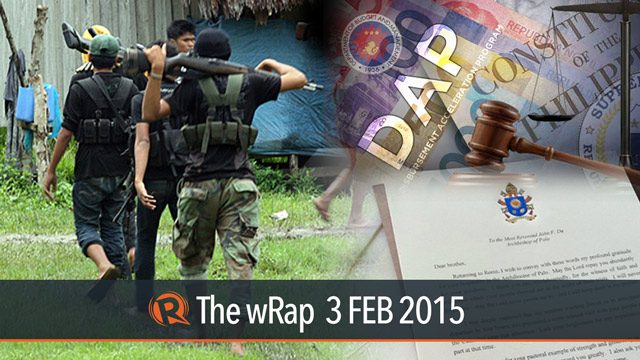 DOJ charges rebels, DAP reversal, Pope Francis’ apology | The wRap