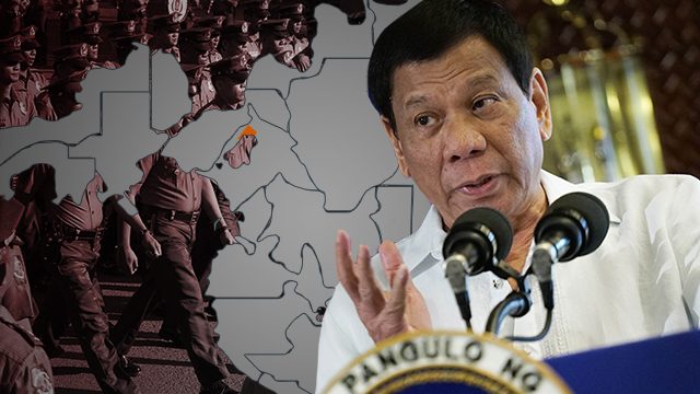 PNP recommends to Duterte: One more year of martial law in Mindanao