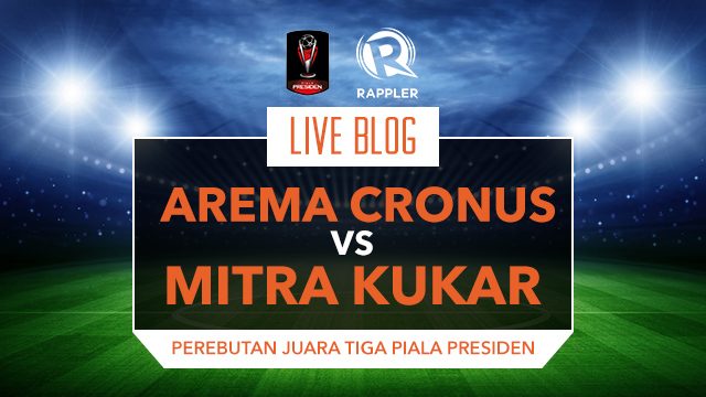 LIVE BLOG: Arema Cronus vs Mitra Kukar