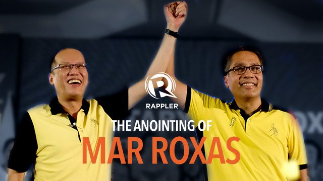 The anointing of Mar Roxas