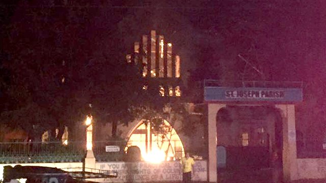 Christmas morning fire hits historic cathedral in Kalinga