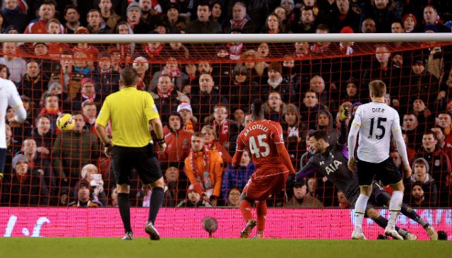 Finally! Balotelli scores first Premier League goal in Liverpool win