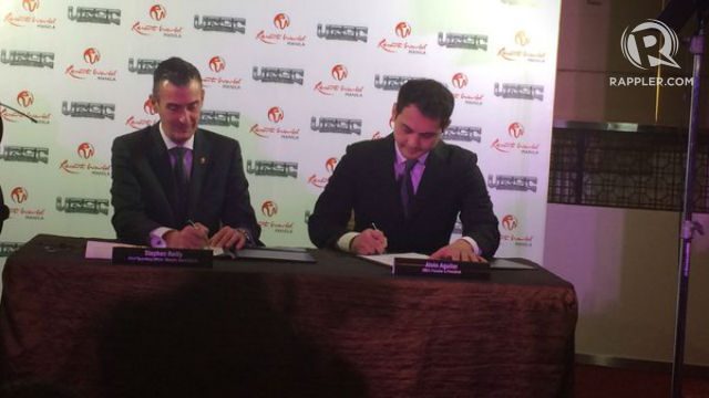 URCC partners with Resorts World, plans 10 events in 2016