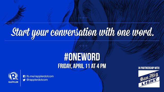 CONVERSATION: #OneWord