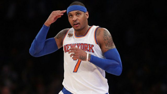Carmelo Anthony replaces injured Kevin Love in NBA All-Star Game