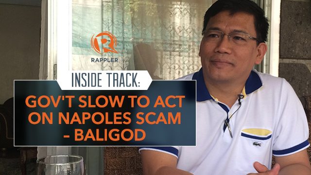 PODCAST: Gov’t slow to act on Napoles scam – Baligod