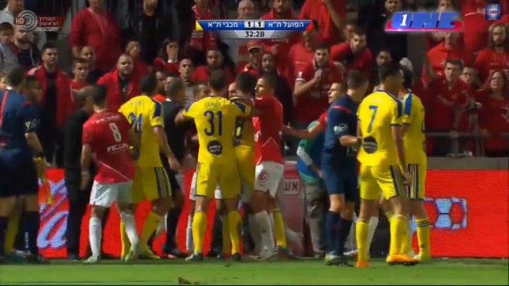 WATCH: Israeli football clubs brawl as fans invade pitch