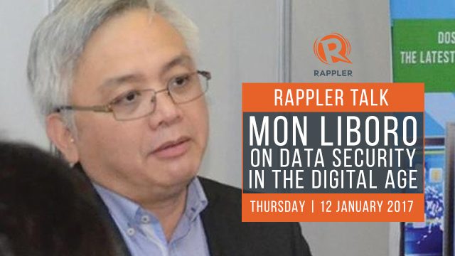 Rappler Talk: Mon Liboro on data security in the digital age