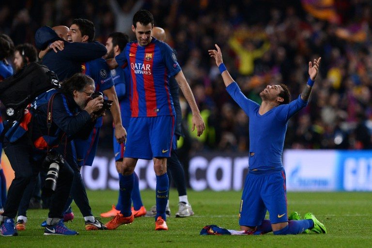 Barca stuns PSG 6-1 in greatest comeback in Champions League history
