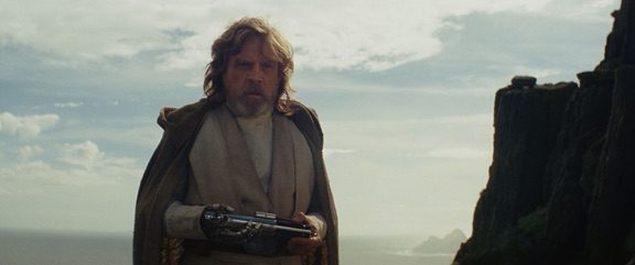 Luke Skywalker di planet Ahch-To. Foto dari Disney Indonesia 